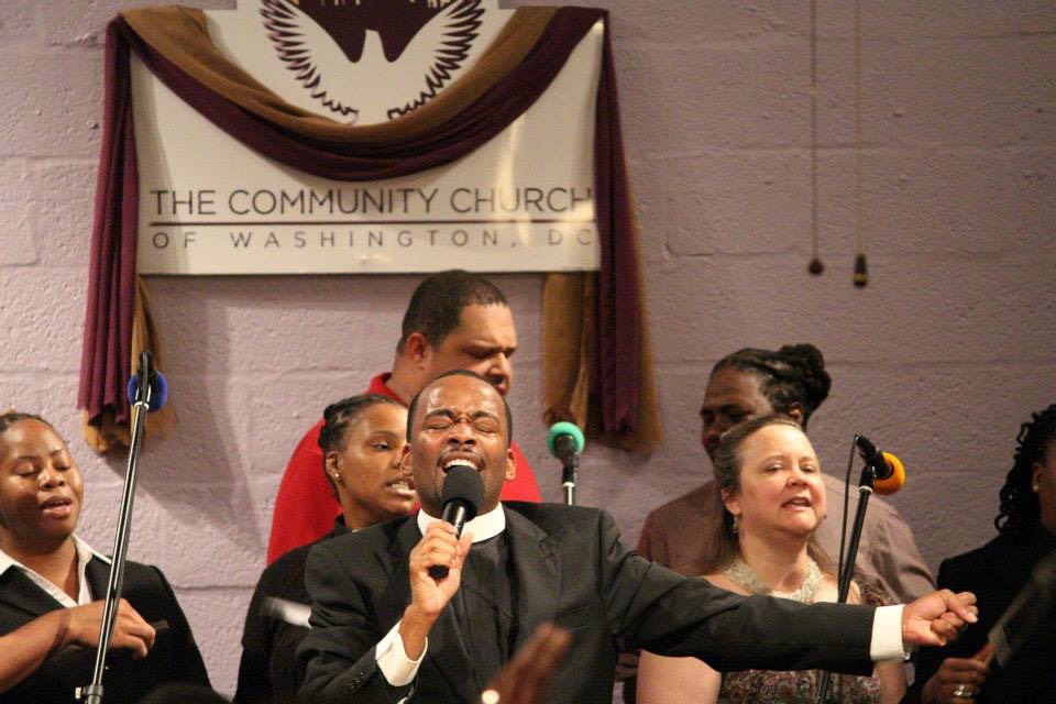 Service at the Community Church of Washington, DC (United Church of Christ) (source: www.ccwdc.org).